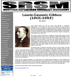 SRSM Articles - Lewis Grassic Gibbon
