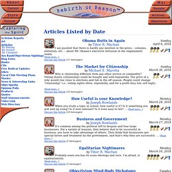 Articles Listed by Date