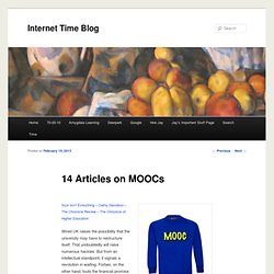 14 Articles on MOOCs