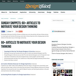 60+ Articles to Motive Your Design Thinking