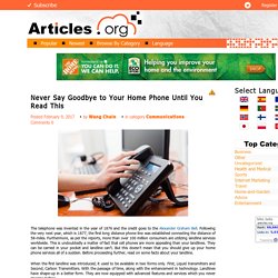 Never Say Goodbye to Your Home Phone Until You Read This