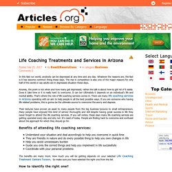 Life Coaching Treatments and Services in Arizona