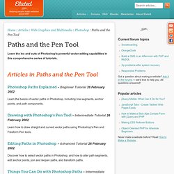 Articles : Paths and the Pen tool