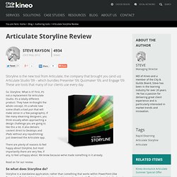 Articulate Storyline Review