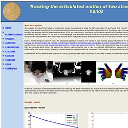 Antonis Argyros, Tracking the Articulated Motion of Two Strongly Interacting Hands
