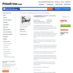 PSW801MAT Loctek Low Profile 37" - 55" Articulating TV Wall Mount for LED TVs : Pricelover.com : TV Wall Mounts and TV Stands