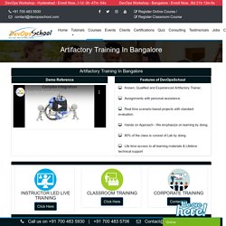 Artifactory Training in Bangalore by Supreme Trainers in Online and Classroom