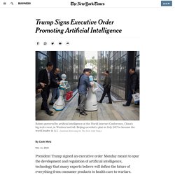 Trump Signs Executive Order Promoting Artificial Intelligence