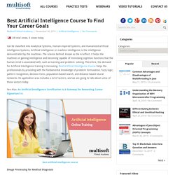 Best Artificial Intelligence Course to find your career goals - Multisoft Virtual Academy - Blog