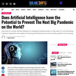 Why AI is the potential to prevent & predicting the next pandemic?