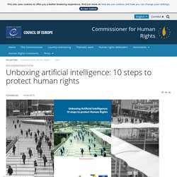 Unboxing artificial intelligence: 10 steps to protect human rights - View