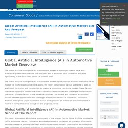 Global Artificial Intelligence (AI) in Automotive Market Size And Forecast
