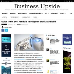 Guide to the Best Artificial Intelligence Stocks Available