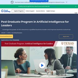 UT Austin Online AI Course For Business Leaders