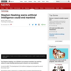 BBC Article by Cellan-Jones 2014 on Stephen Hawking