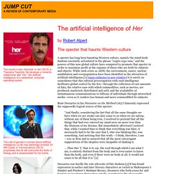 "The artificial intelligence of 'Her'" by Robert Alpert