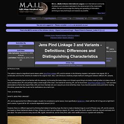 M.A.I.L. - Maille Artisans International League - Jens Pind Linkage 3 and variants - Definitions, differences and distinguishing characteristics - Submitted by Titus