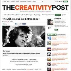The Artist as Social Entrepeneur