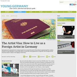 The Artist Visa: How to Live as a Foreign Artist in Germany