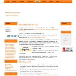 Boutique Artisteer de Kapitec Software | artisteer-france.fr