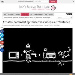 Artistes: comment optimiser vos vidéos sur Youtube