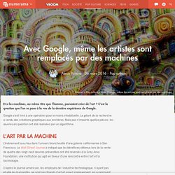 Avec Google, même les artistes sont remplacés par des machines