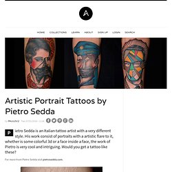 Artistic Portrait Tattoos by Pietro Sedda