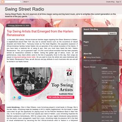 Top Swing Artists that Emerged from the Harlem Renaissance