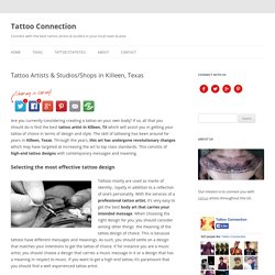 Tattoo Artists & Studios in Killeen, TX - TattooConnection