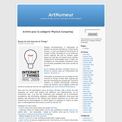 ArtNumeur » Physical Computing