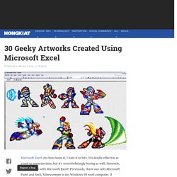 30 Geeky Artworks Created Using Microsoft Excel