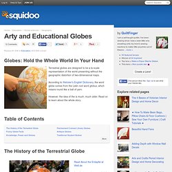 Arty and Educational Globes
