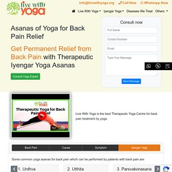 Asanas of Yoga for Back Pain Relief