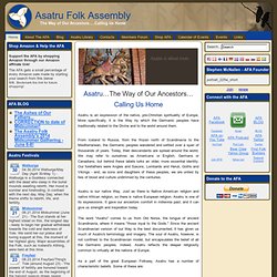 Asatru Folk Assembly - Renew Your Membership