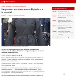 Un premier manteau en asclépiade sur le marché