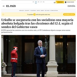 Urkullu se aseguraría con los socialistas una mayoría absoluta holgada tras las elecciones del 12-J, según el sondeo del Gobierno vasco