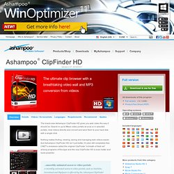 ClipFinder HD - Overview