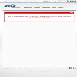 Demander Licence Version Complète Gratuite - Ashampoo® FireWall FREE