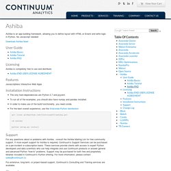 Ashiba — Continuum documentation