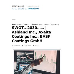 Ashland Inc., Axalta Coatings Inc., BASF Coatings GmbH – securetpnews
