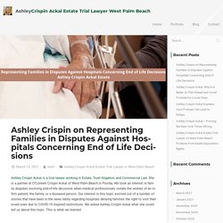 Ashley Crispin Ackal Estate Trial Lawyer West Palm Beach