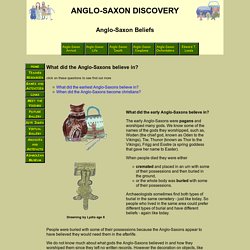 Ashmolean Museum: Anglo-Saxon Discovery - Beliefs