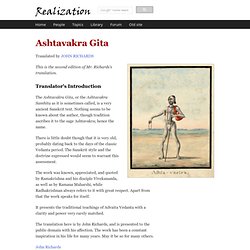 Ashtavakra Gita translated by John Richards