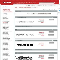 Asian Fonts