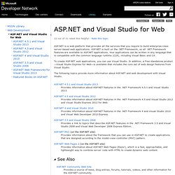 ASP.NET and Visual Web Developer