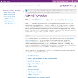 ASP.NET Overview