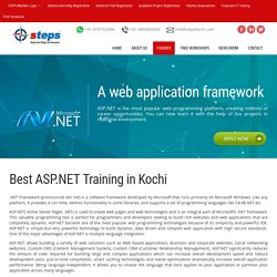 ASP.NET Training - ASP.NET Training in Kochi