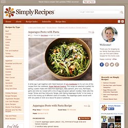 Asparagus Pesto with Pasta Recipe