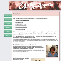 Aspeflo.se – Material