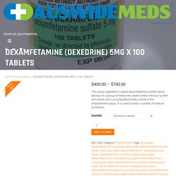 aspen dexamfetamine sulfate  for sale